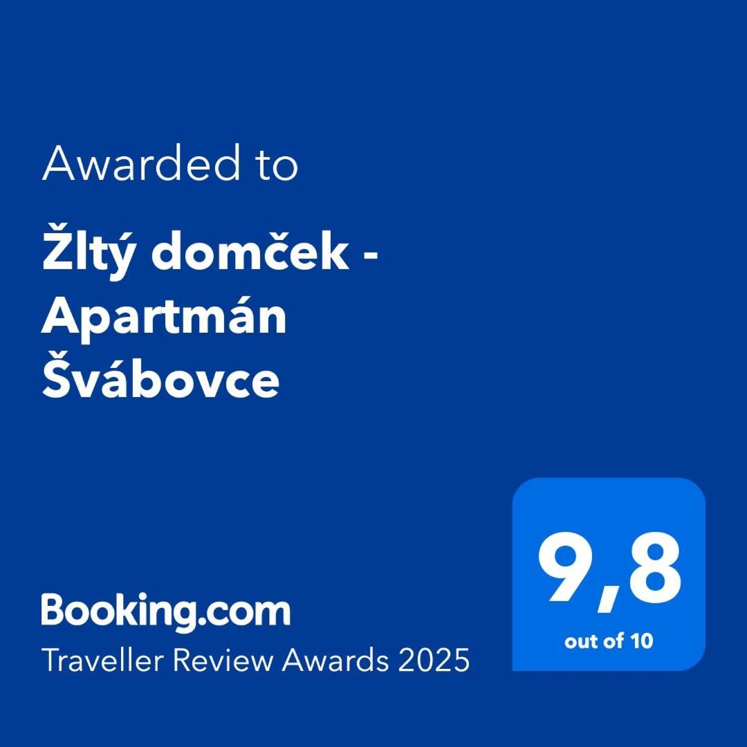 Zlty Domcek - Apartman Svabovce Eksteriør billede